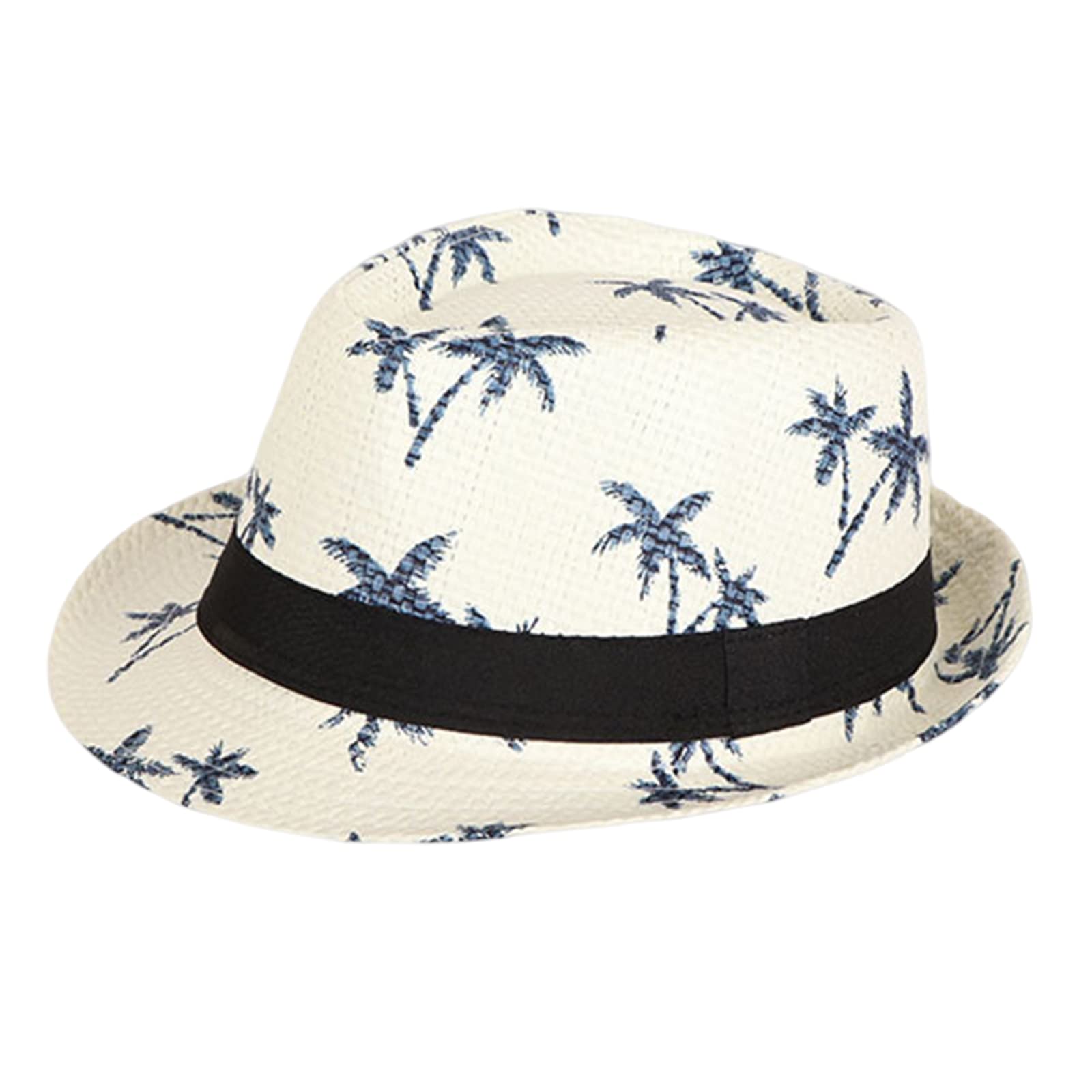 Amazon.co.jp: friendstyストロー フェドーラ ハット ストロー ジャズ
